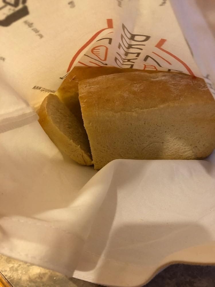 Customer photo review of Organic Cotton Bread Bag
