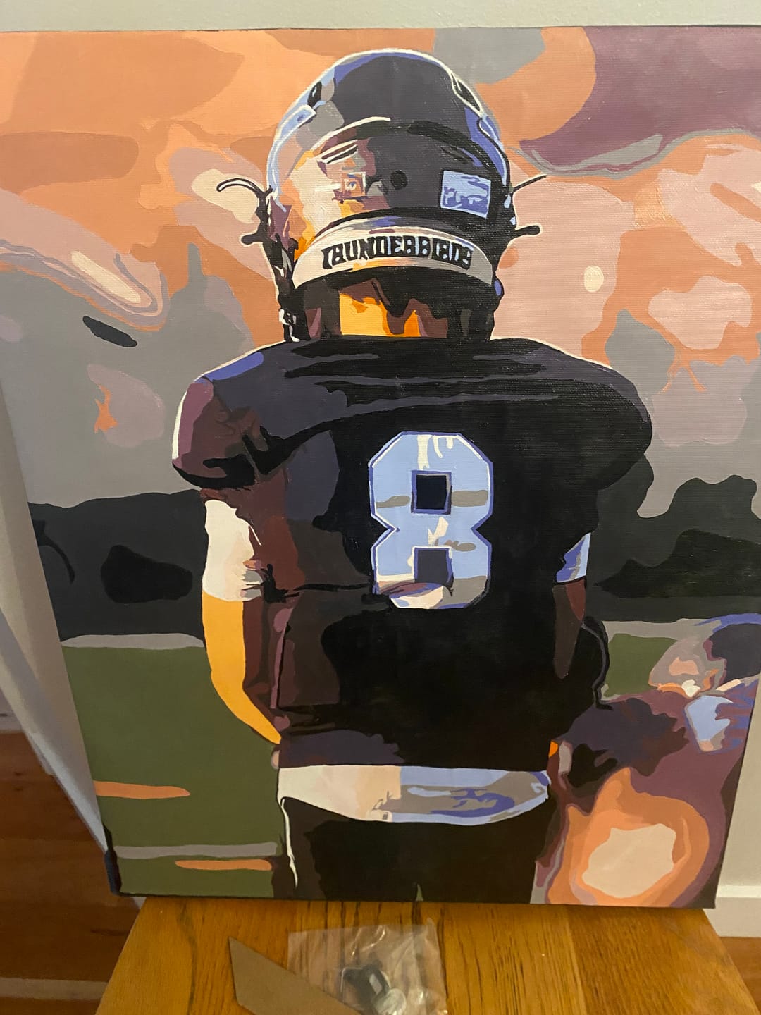 Customer photo review of Paint your own Photo - Custom Paint by Number