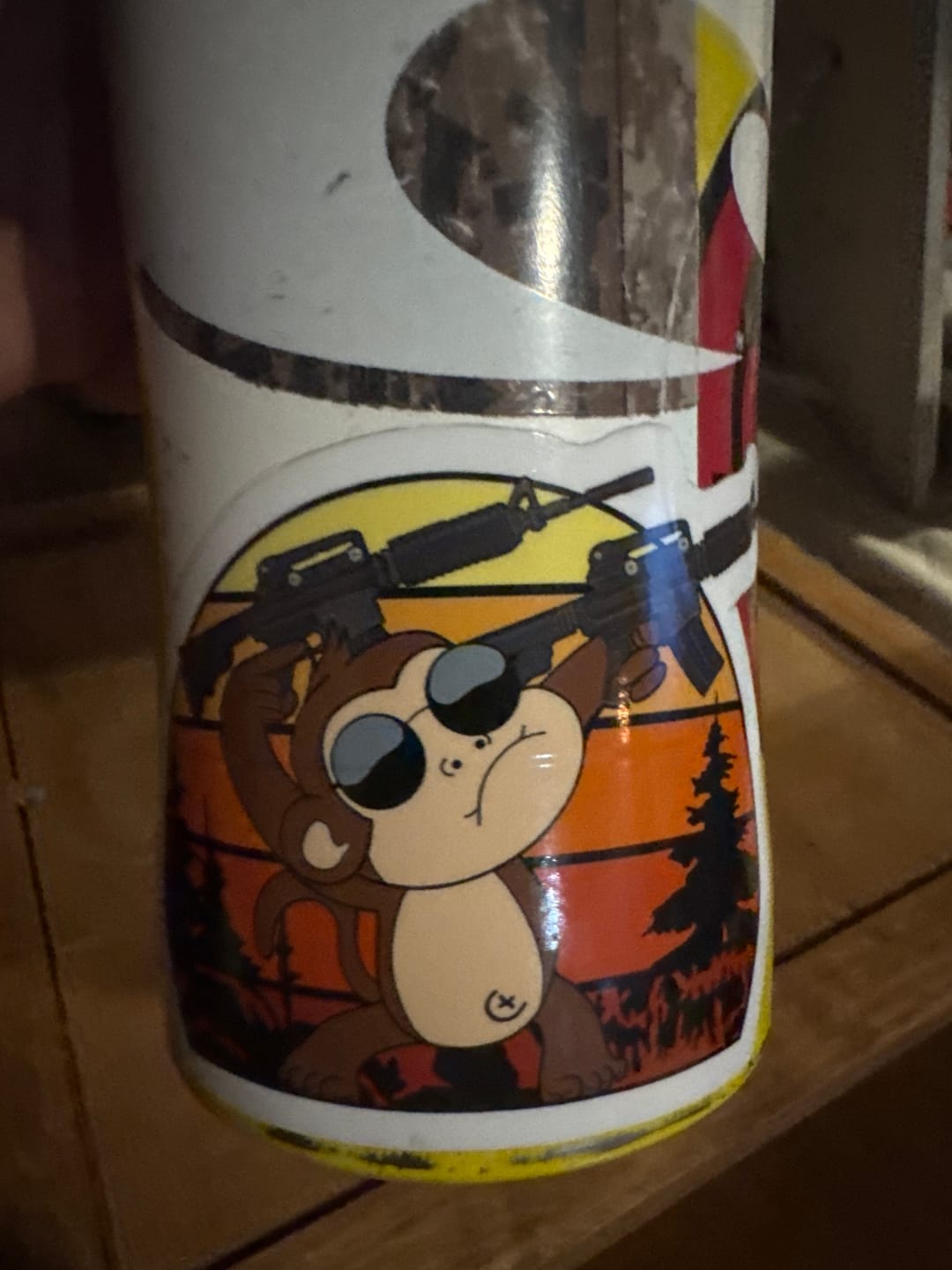 Customer photo review of Monkey Co-Op Sticker Pack