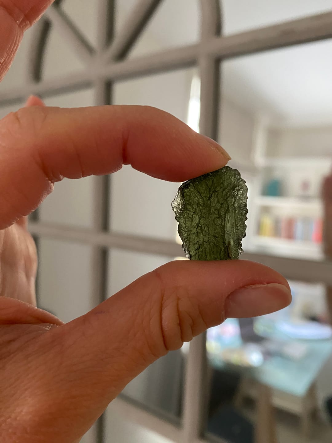 Customer photo review of Moldavite - Rough/raw pieces