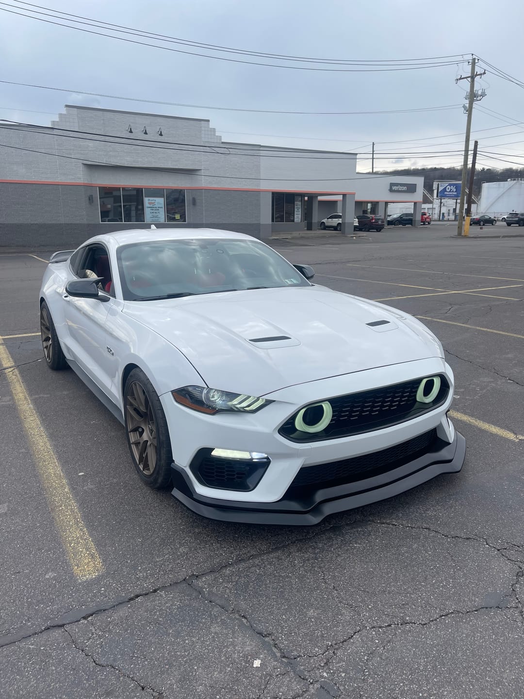 Customer photo review of 2015-23 Ford Mustang Mach 1 Conversion Front Bumper Kit
