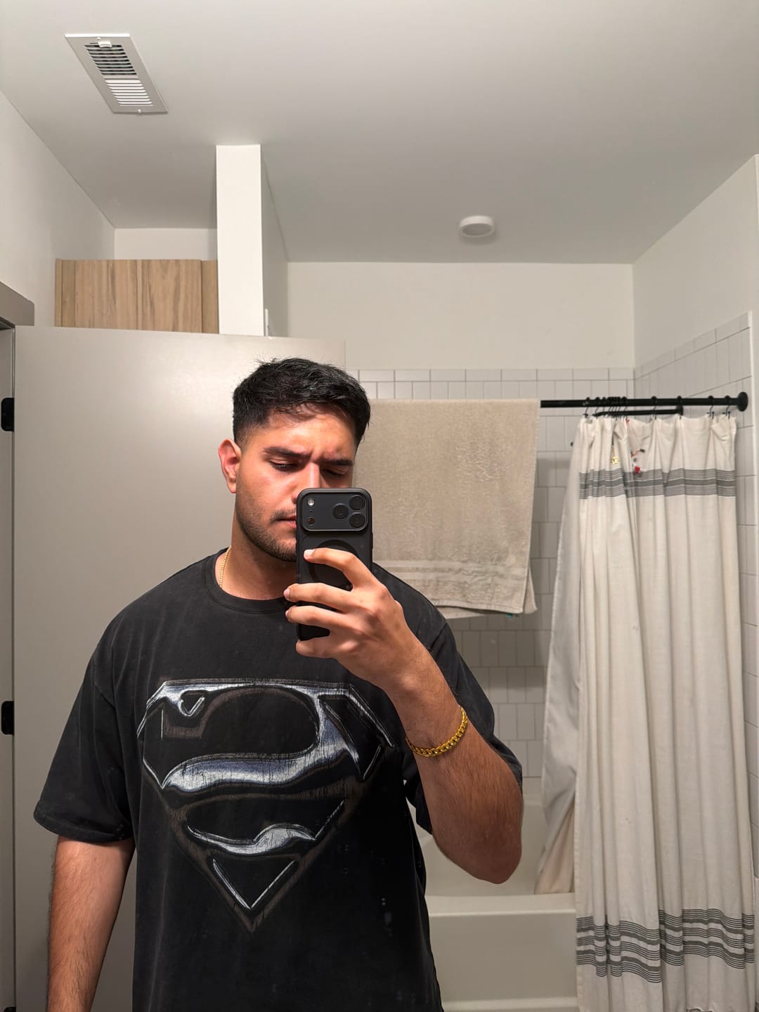 Customer photo review of 4044 - Superman Graphic Tees
