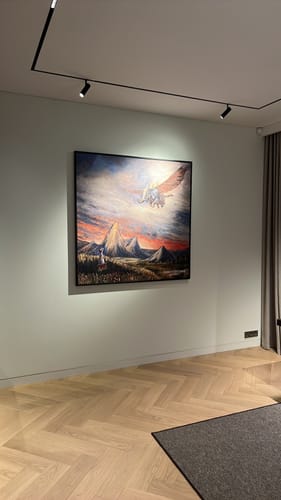 Customer photo review of Paveikslas “She Walked In A Perfect Tomorrow"