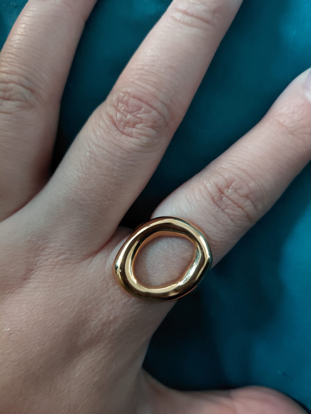 Customer photo review of Anillo Rust Mini