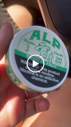 Customer video review of Tropical Fruit Nicotine Pouches