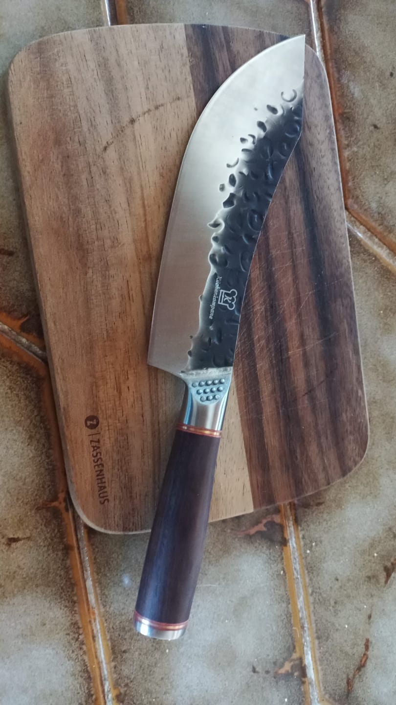 Customer photo review of Rustikales Chefmesser gebogen