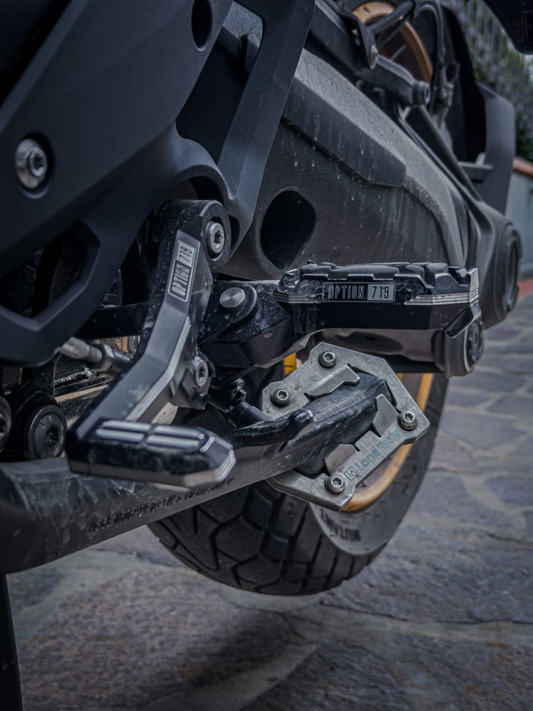 Customer photo review of Side Stand Foot Extension BMW R1300GS