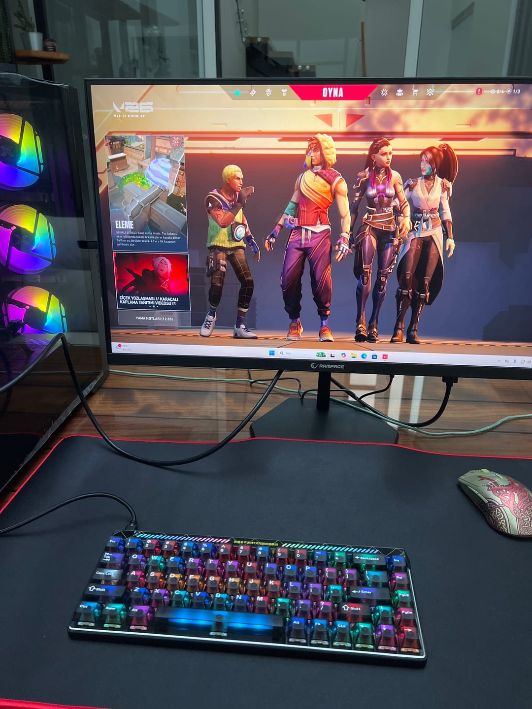 Customer photo review of FGG Madlions Titan 68 Turbo Klavye (Manyetik Switch / HE)