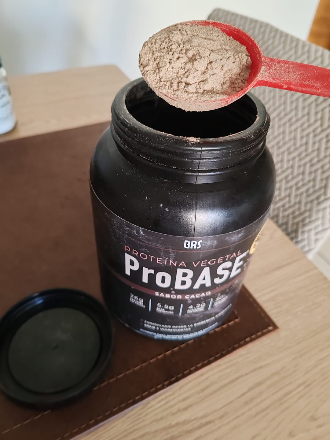 Customer photo review of Proteína ProBASE Cacao