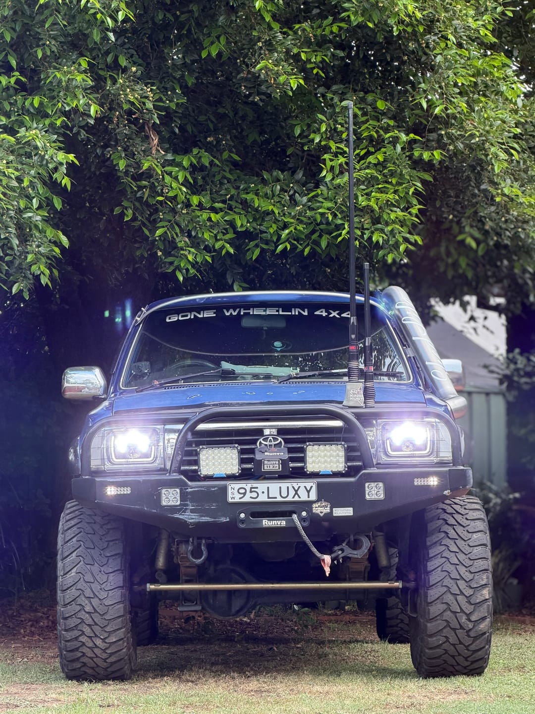 Customer photo review of 5X7" 'Angry Eye' Headlights