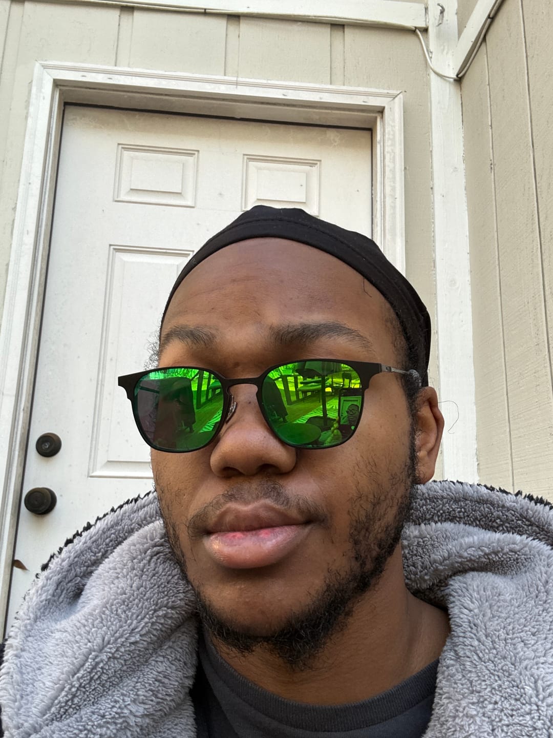 Customer photo review of Ellison | Titanium Magnetic Clip-on Eyeglasses Sunglasses | ZanyLen