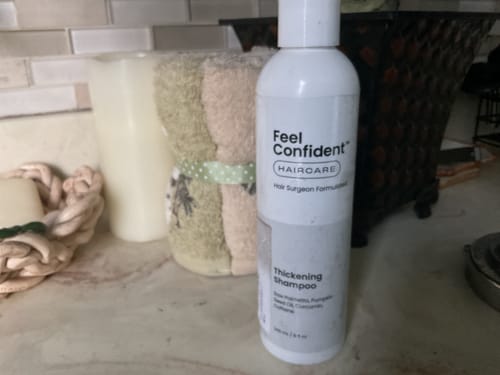 Customer photo review of Thickening Shampoo