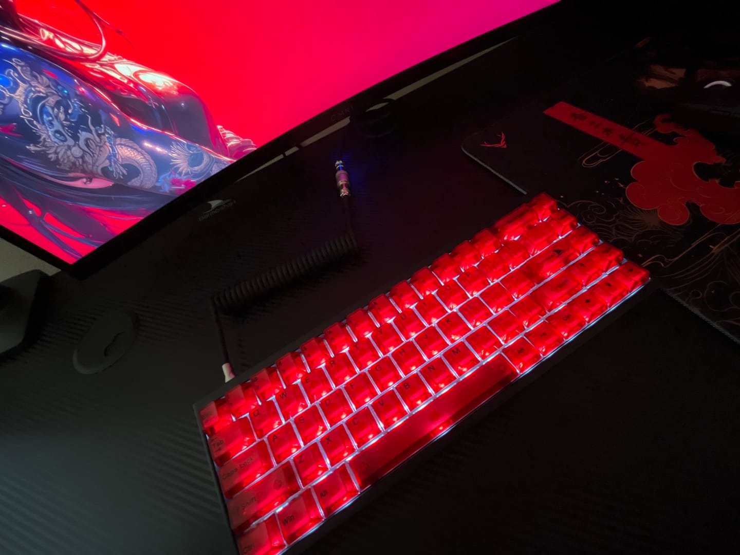 Customer photo review of Darmoshark KT68MAX HE Alüminyum Klavye (Manyetik Switch / HE)
