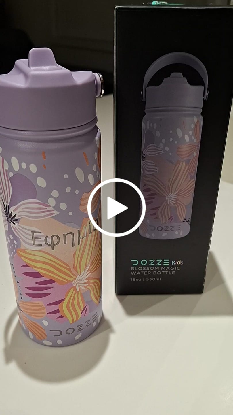 Customer video review of DOZZE Kids Water Bottles | 530ml