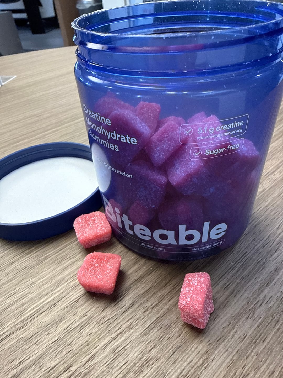 Customer photo review of Creatine Monohydrate Gummies