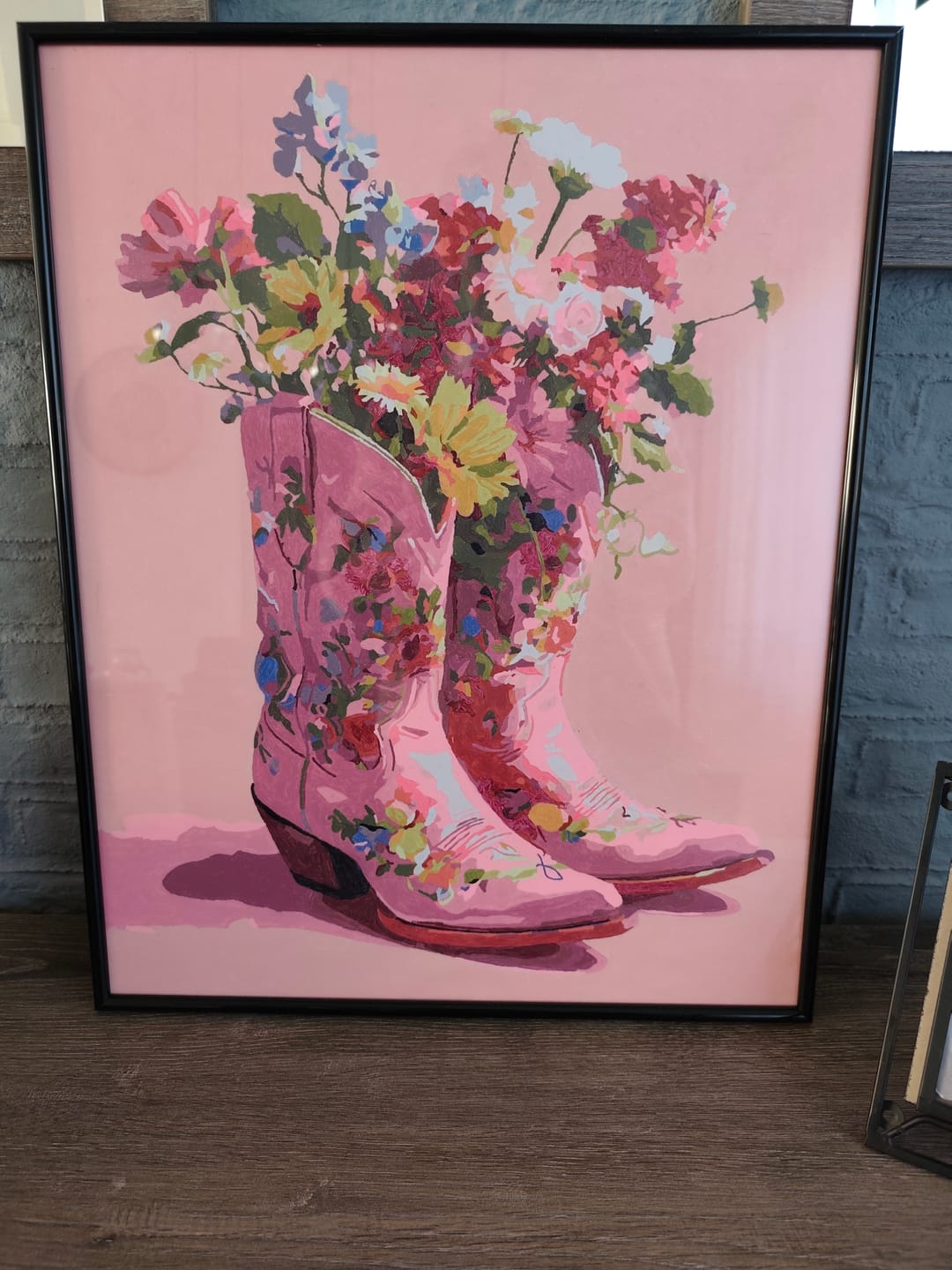 Customer photo review of Cowboylaarzen met bloemen
