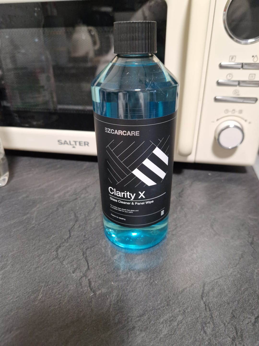Customer photo review of Clarity X - Window Cleaner & Panel Wipe