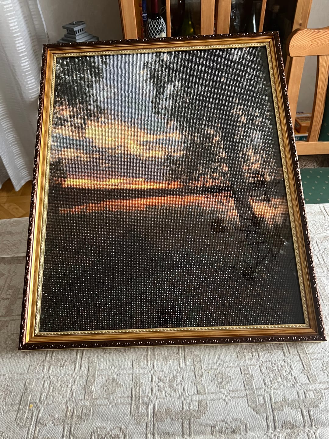 Customer photo review of Eget Foto Diamond Painting