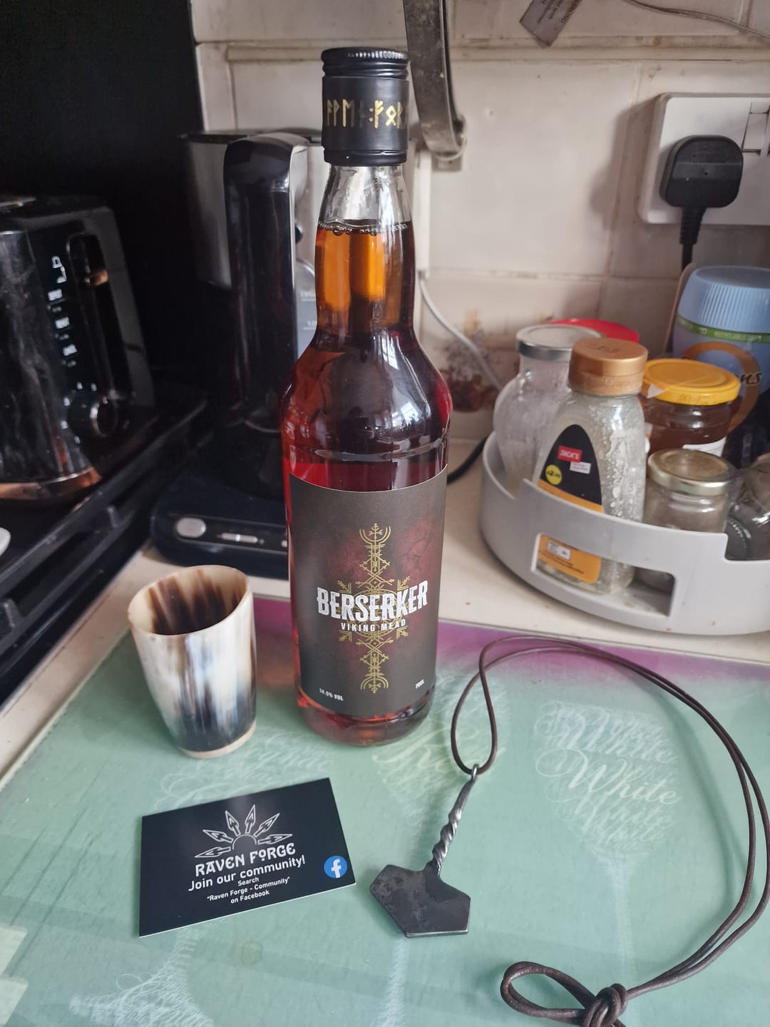 Customer photo review of NEW IN - Berserker Mead - With FREE horn