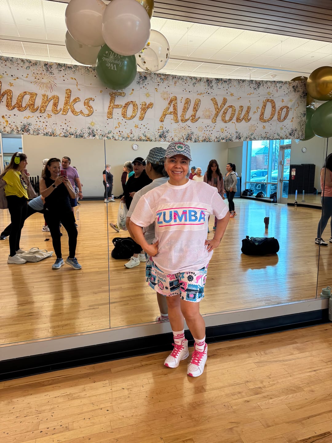 Customer photo review of Zumba Core Plush High Socks