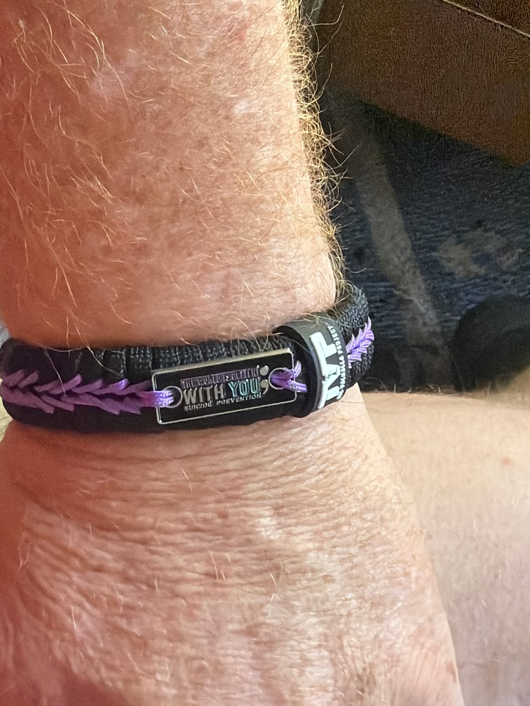 Customer photo review of You Belong Here - Paracord Bracelet