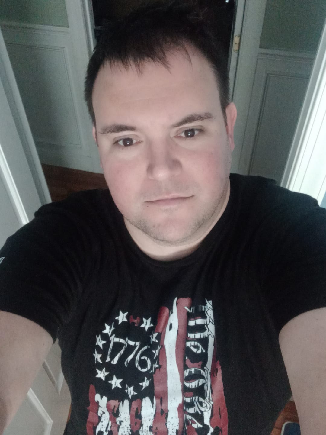 Customer photo review of We The People 1776 Flag T-Shirt