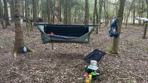 Customer photo review of Haven Tent Pad
