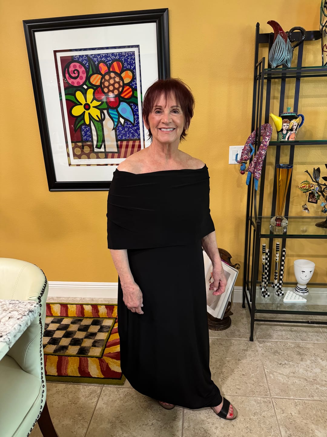 Customer photo review of Savoir Maxi Dress, Black