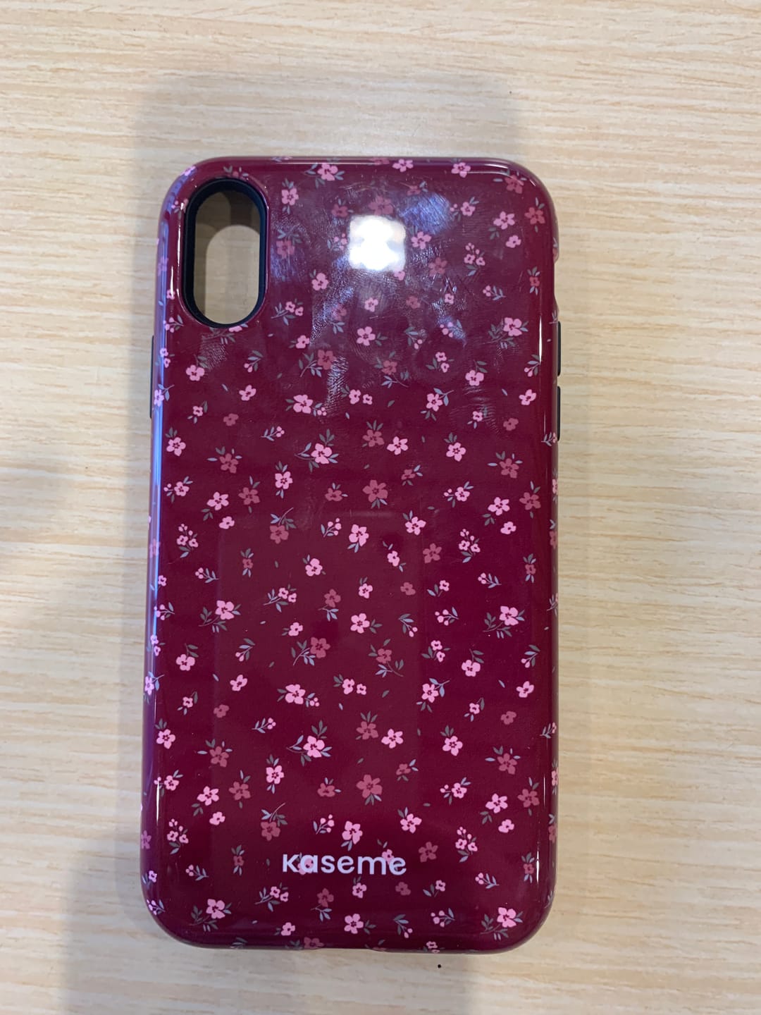 Customer photo review of Porcelain Blossom Burgundy
