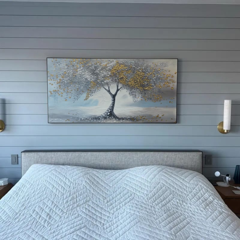 Customer photo review of Tree Abstract Textured Wall Art #TP042