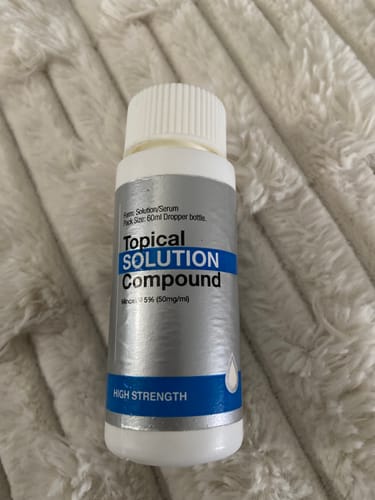 Customer photo review of Minoxidil5% Solution, 1 Pack 60ml