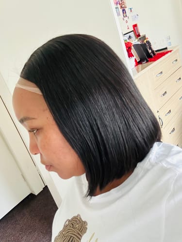 Customer photo review of BUDGET WIG :8” SDD, 10” SDD + 10” 2X6 SDD VIETNAMESE CLOSURE  Note: Closure is Vietnamese SDD  (10"WIG)