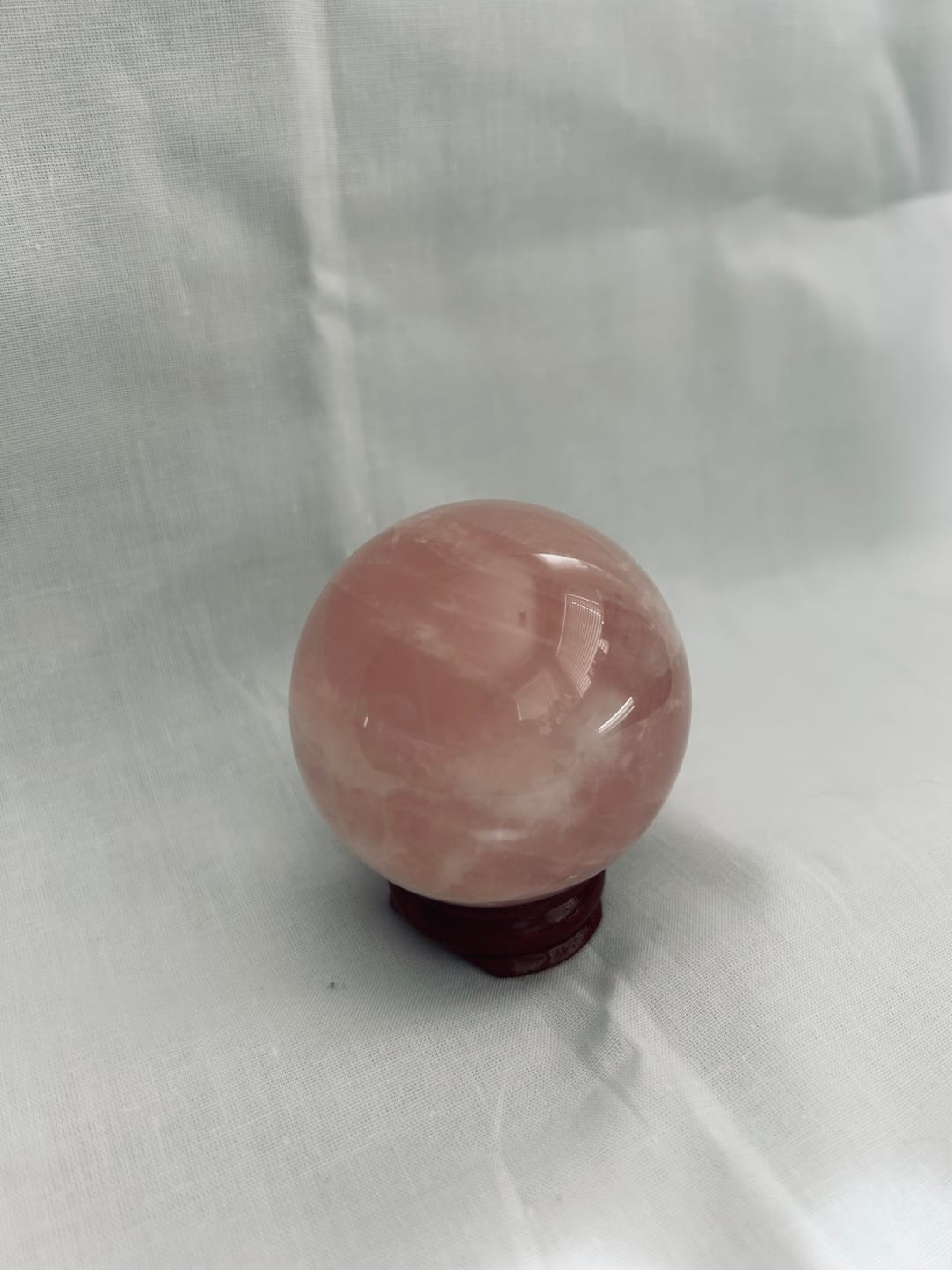 Customer photo review of Rose Quartz Sphere
