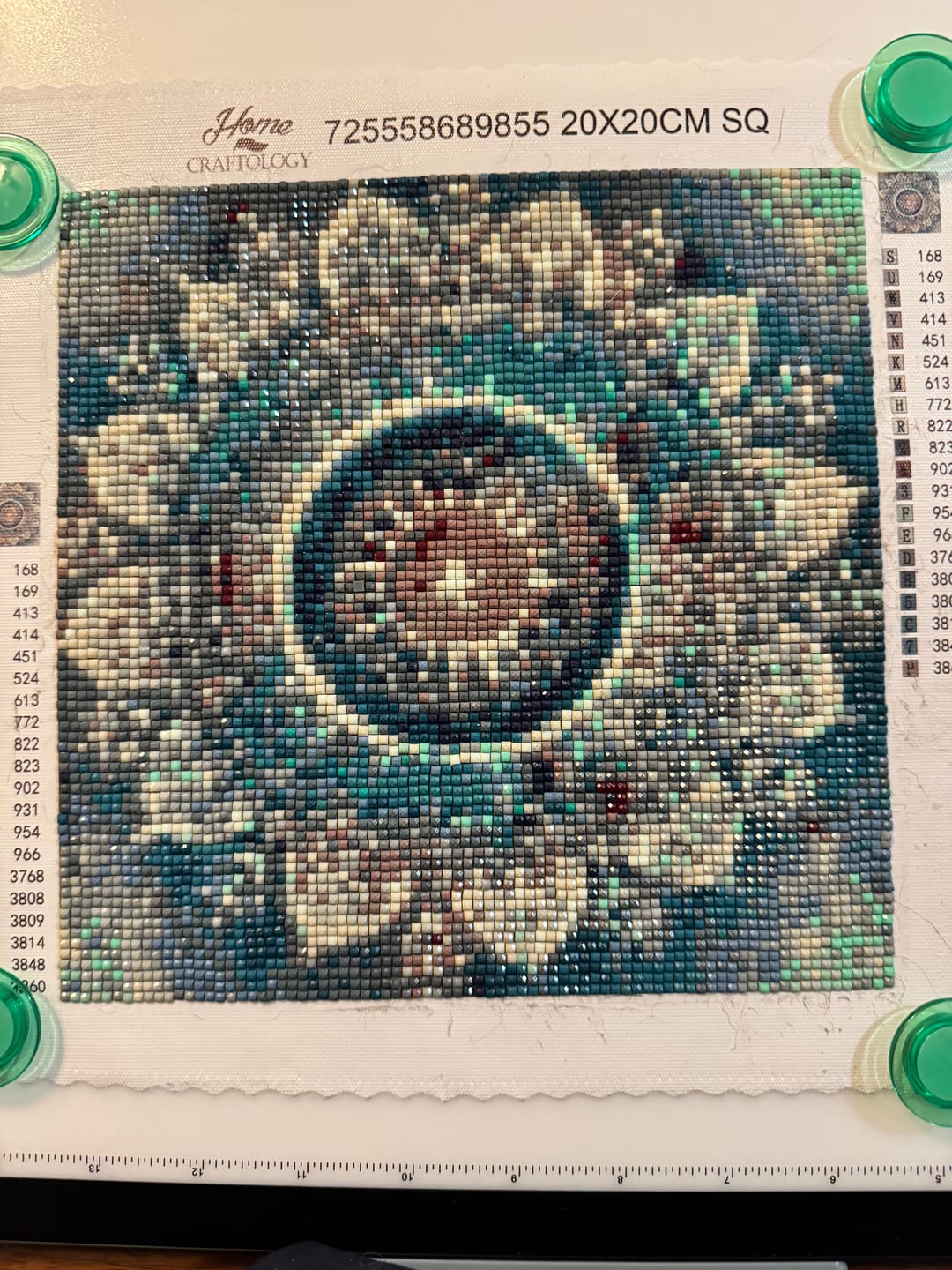Customer photo review of Mandala - Premium Diamond Painting Kit