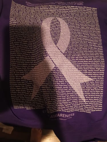 Customer photo review of Epilepsy - Round 32 (Unisex Classic Tee | Gildan)