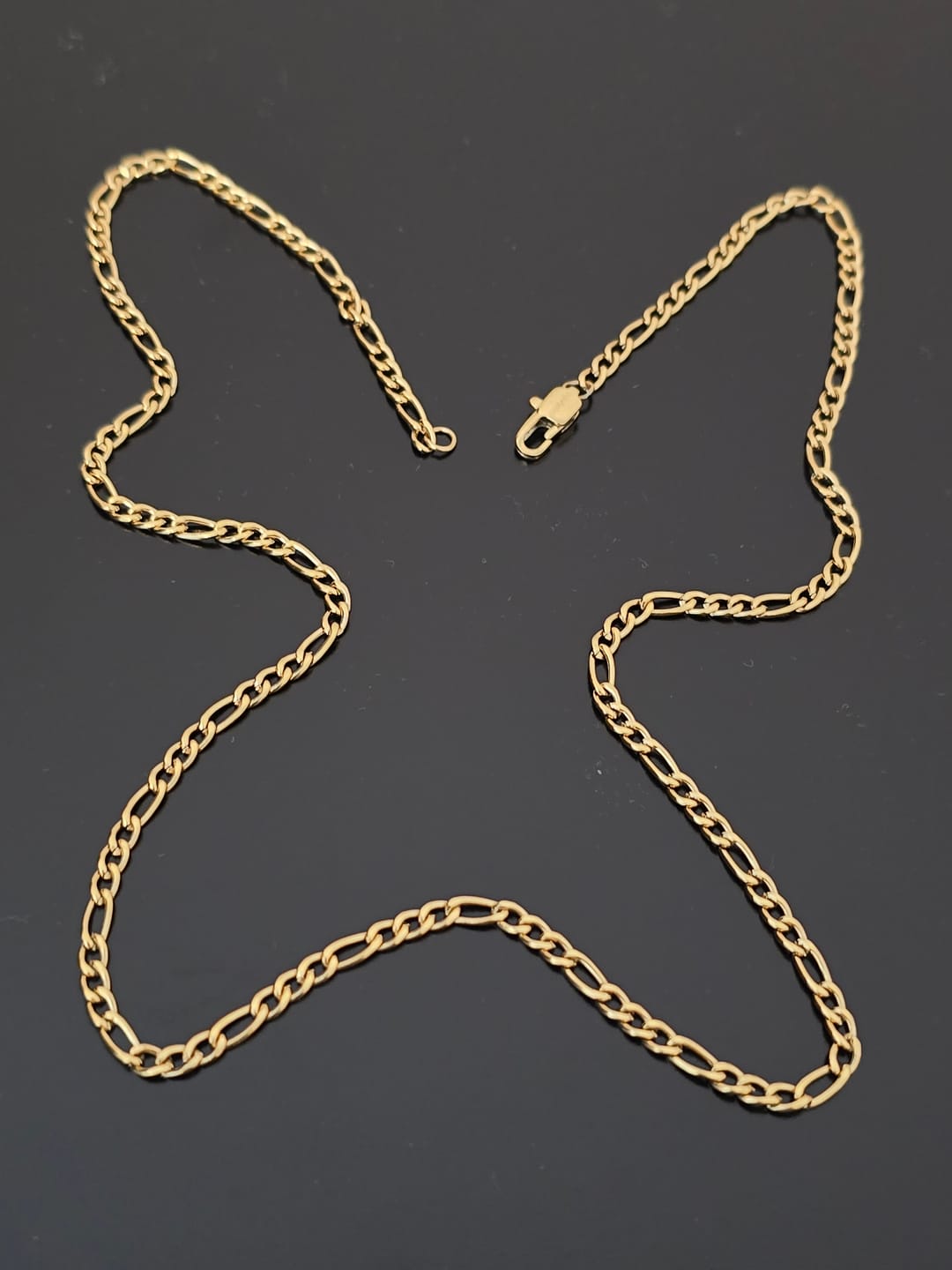 Customer photo review of Figaro Chain Necklace - 3mm