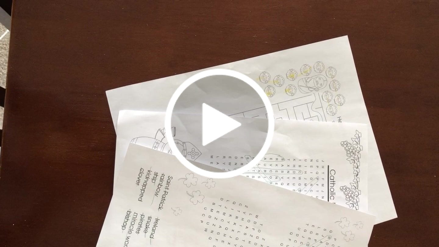 Customer video review of Activity Sheets - Digital Download