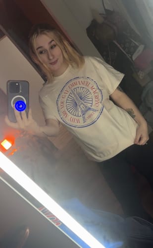 Customer photo review of Why Are You Gay, Emmanuel Macron? T-Shirt