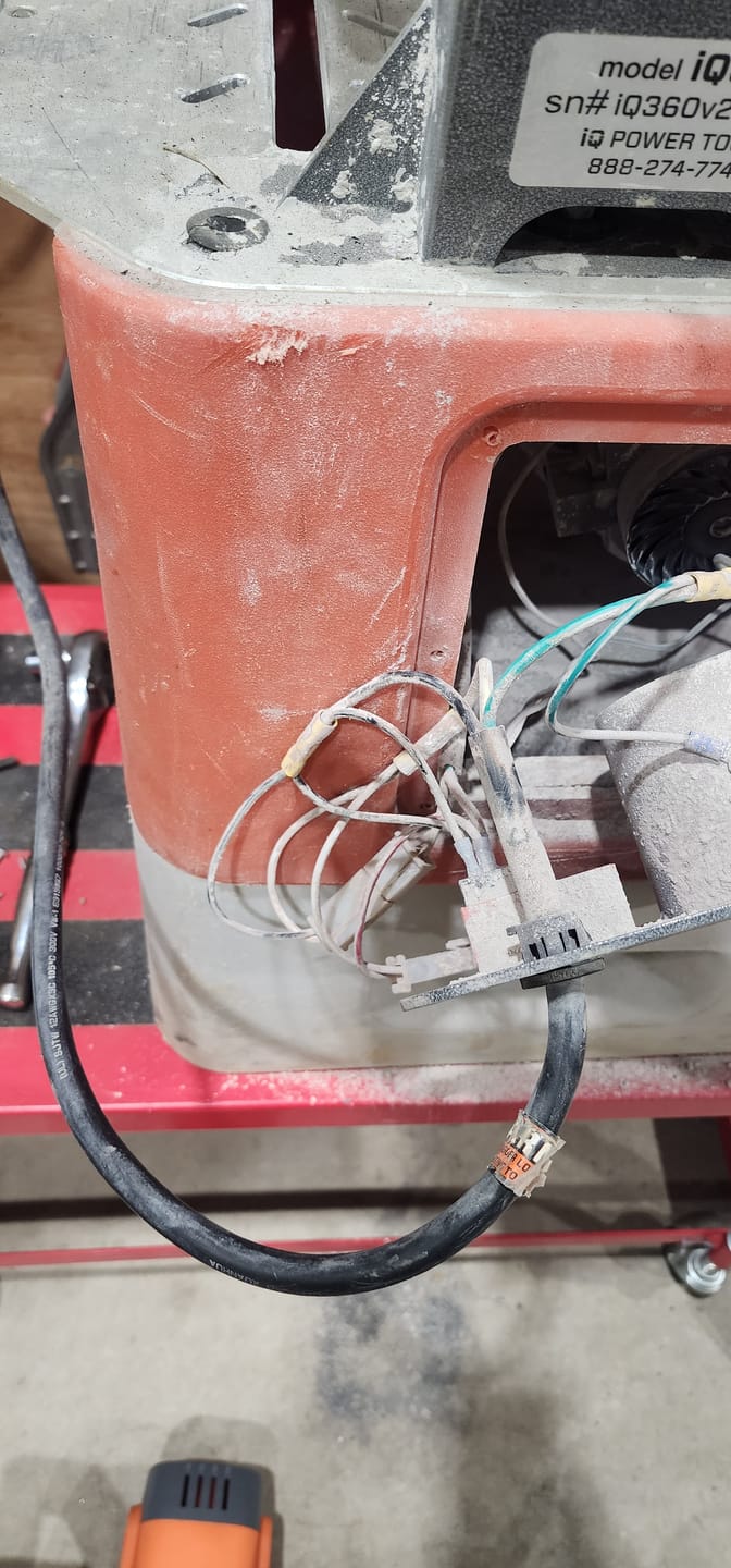 Customer photo review of iQ360XR 120v Saw Motor