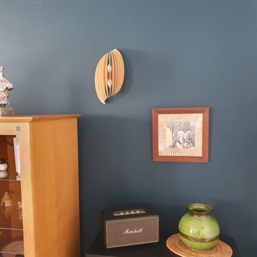 Customer photo review of Assia teinté Chêne | Applique