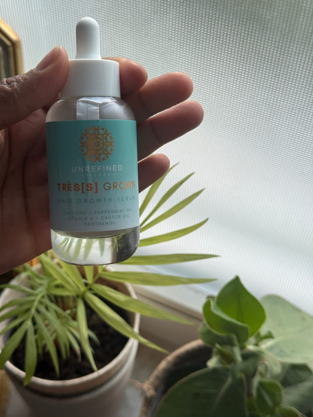 Customer photo review of TRÈS[S] GROWN - Hair Growth Serum