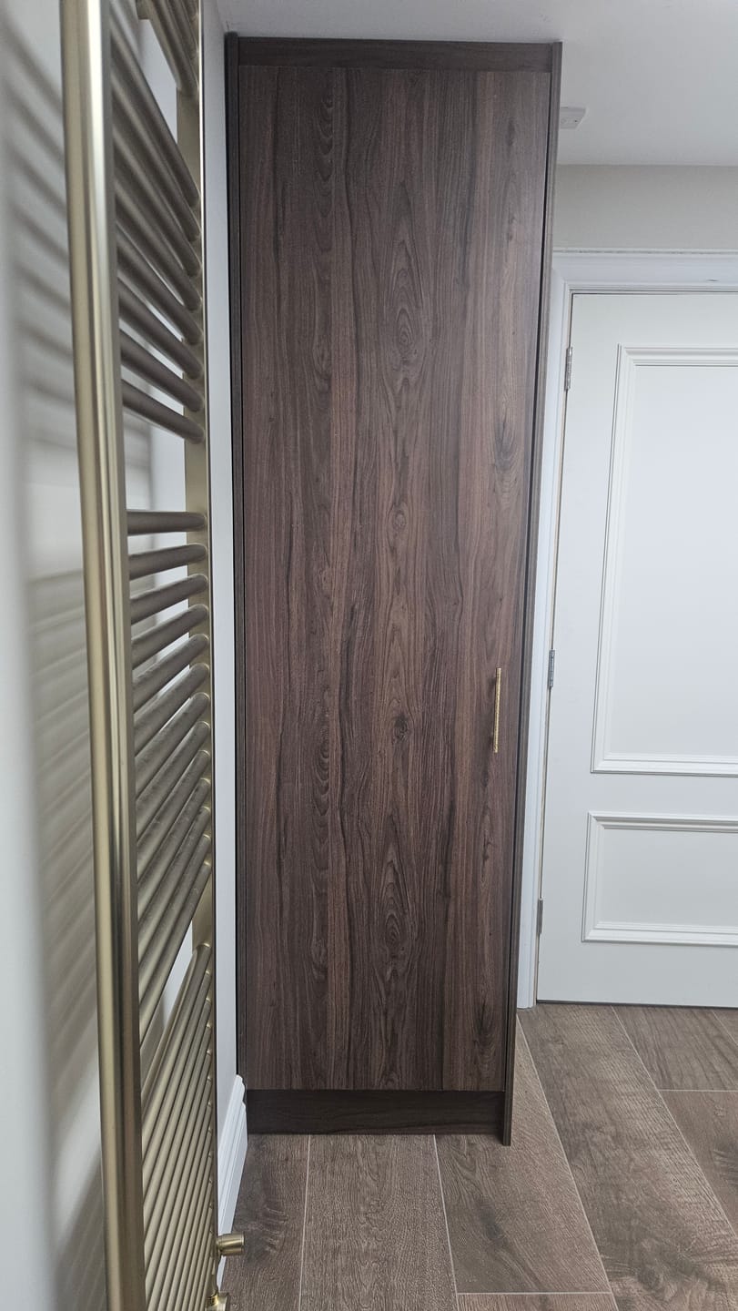 Customer photo review of Antique Brass Hammered Handles | Ferio