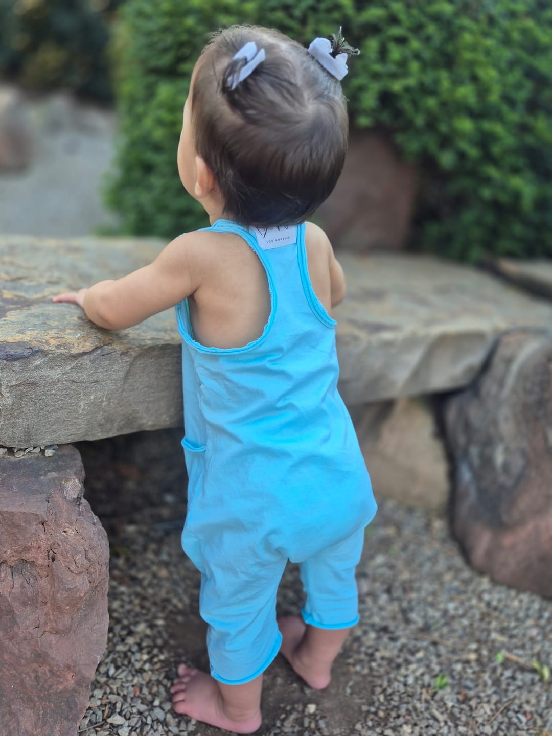 Customer photo review of Romper Aqua