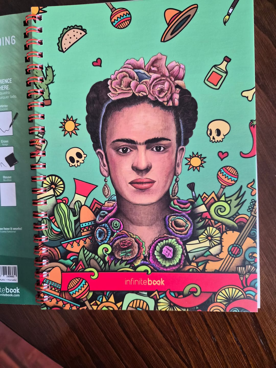 Customer photo review of Infinitebook Frida Kahlo A5