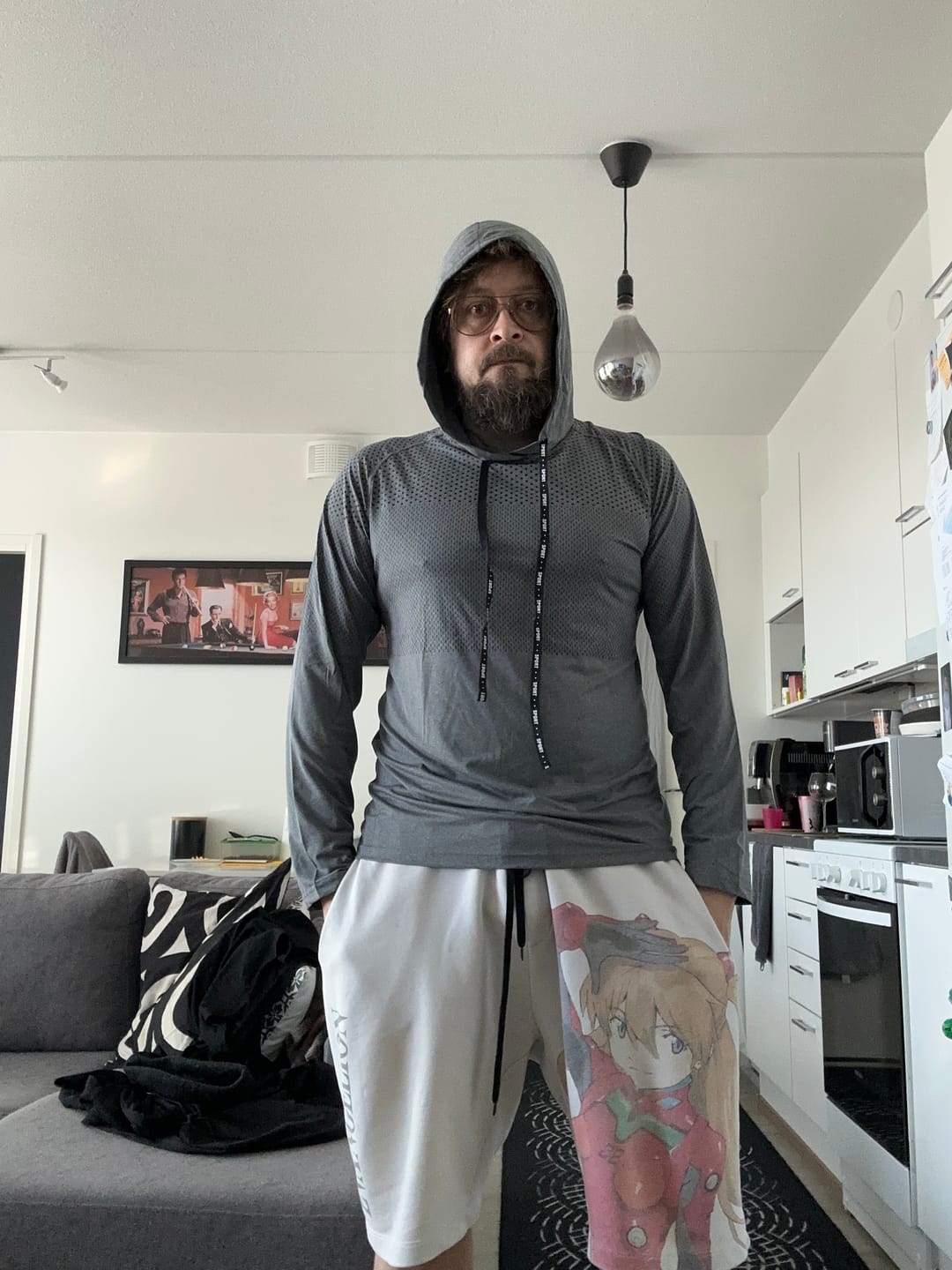 Customer photo review of Gymfit Muscle Hoodie