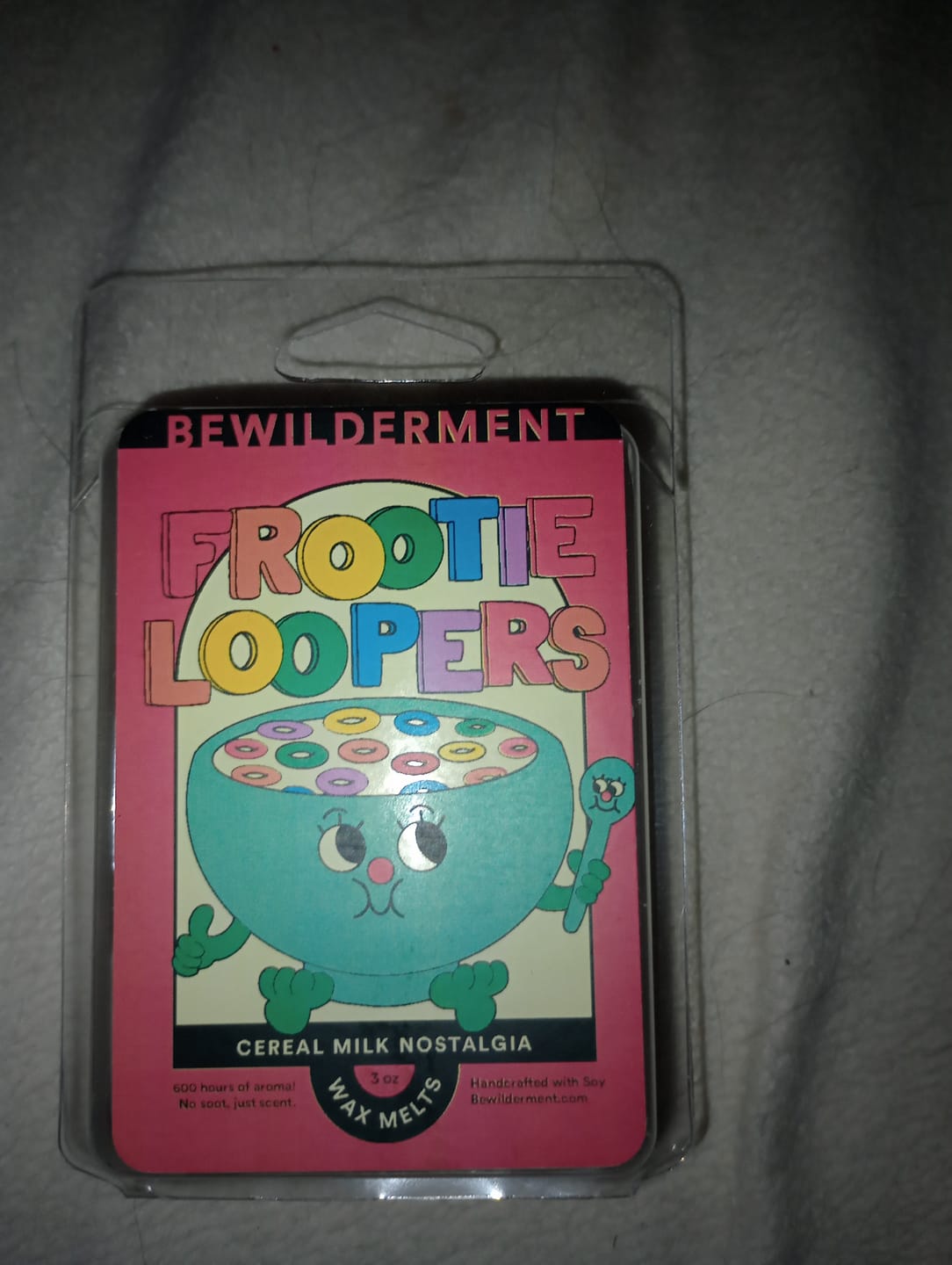 Customer photo review of Frootie Loopers Wax Melts
