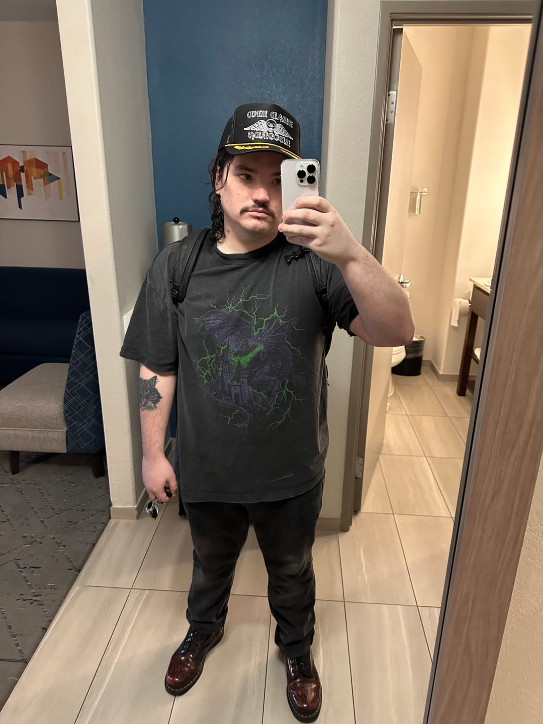 Customer photo review of Dragon Oversized Tee *LIMITED COLORWAY*