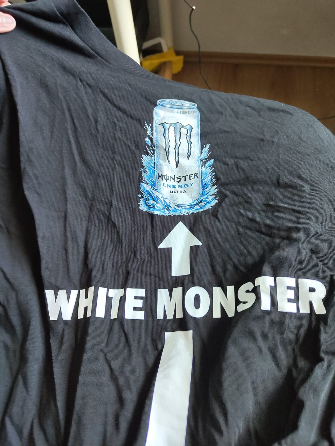 Customer photo review of WHITE MONSTER - Premium Shirt Unisex