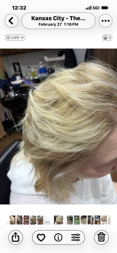 Customer photo review of Sew In Hair Weft Bundles 100% Remy Human Hair Highlights (#P18/613)