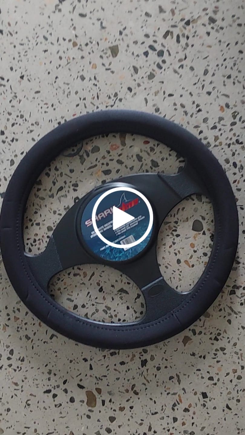 Customer video review of Sharkskin Universal Steering Wheel Cover